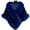 Royal Blue, variant on Thickened Warm Solid Color Fluffy Cape Coat Women Winter Faux Mink Fox Fur Shawl