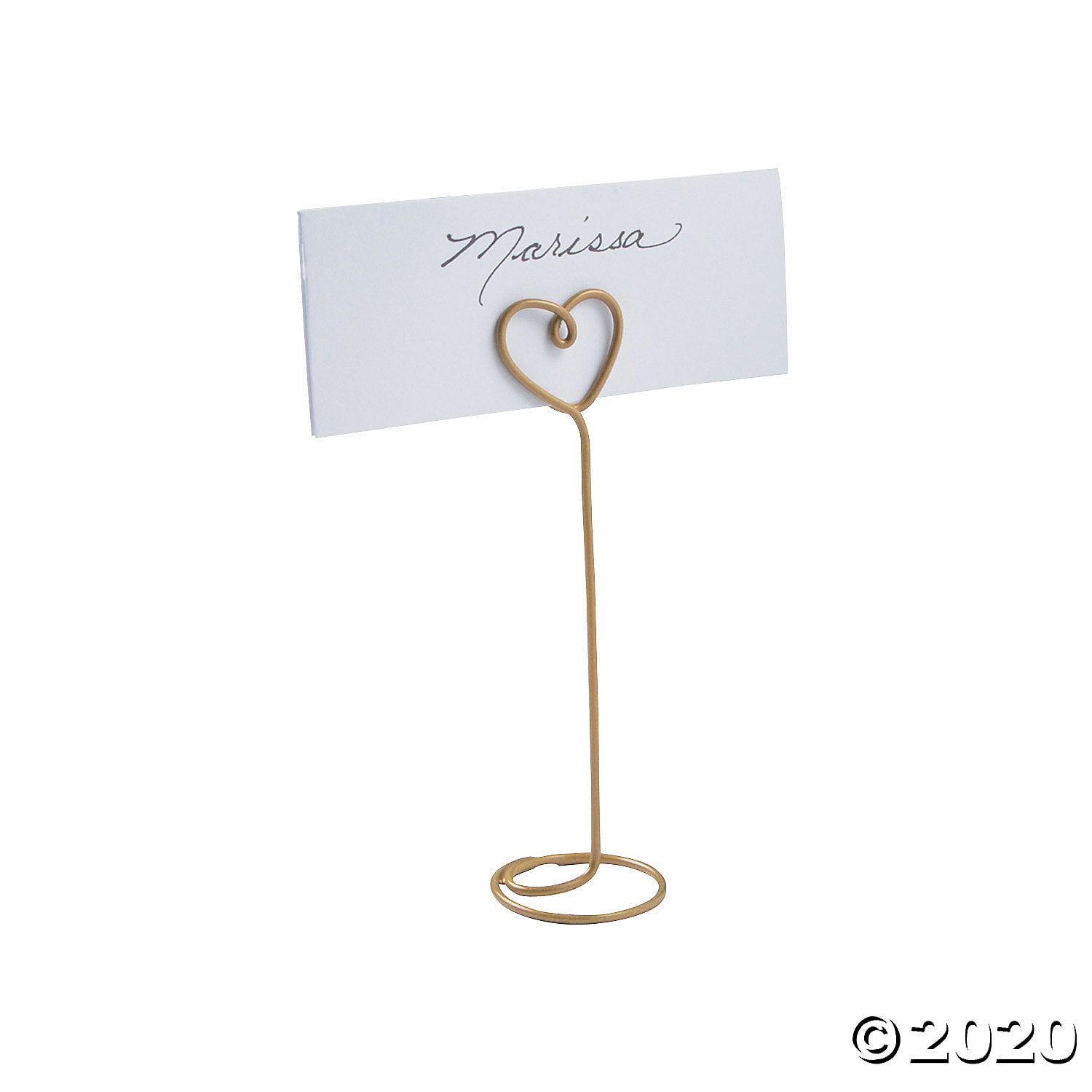 Table Number Stands Place Card Holder Name Photo Clips Wedding Favor Clips Heart 
