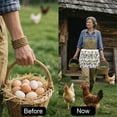 thumbnail image 5 of LmnLft Chicken Egg Collecting Apron, Farmhouse Egg Gathering Apron with Deep Pockets, Egg Carrier Apron for Hens Ducks Geese, Gardening & Home Use, 5 of 6