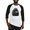 Black/White, variant on CafePress - Black Or Chocolate Poodle Baseball Jersey - Cotton Baseball Jersey, 3/4 Raglan Sleeve Shirt