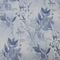 thumbnail image 3 of No. 918 Hilary Watercolor Floral Linen Blend Semi-Sheer Rod Pocket Curtain Panel 54" x 84", Blue, 3 of 6