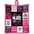thumbnail image 1 of LHSHID Funny Nurse Gifts for Women Gifts for Nurse Nurse Gift for Her Nurse Week Gifts Nurse Practitioner Gifts Nurse Appreciation Gifts Ideas Nurse Graduation Gifts Nurse Blanket Gift 30x40in, 1 of 5