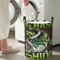 thumbnail image 5 of Gaeub Big Bass Fish Print Dirty Clothes Storage Basket, Toy Storage Bin for Storing Clothing, Diapers, Toys-Small, 5 of 6