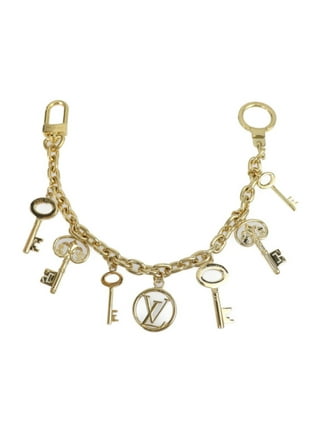 Louis Vuitton LV Cloches-cles Bag Charm and Key Holder Grey Monogram Canvas