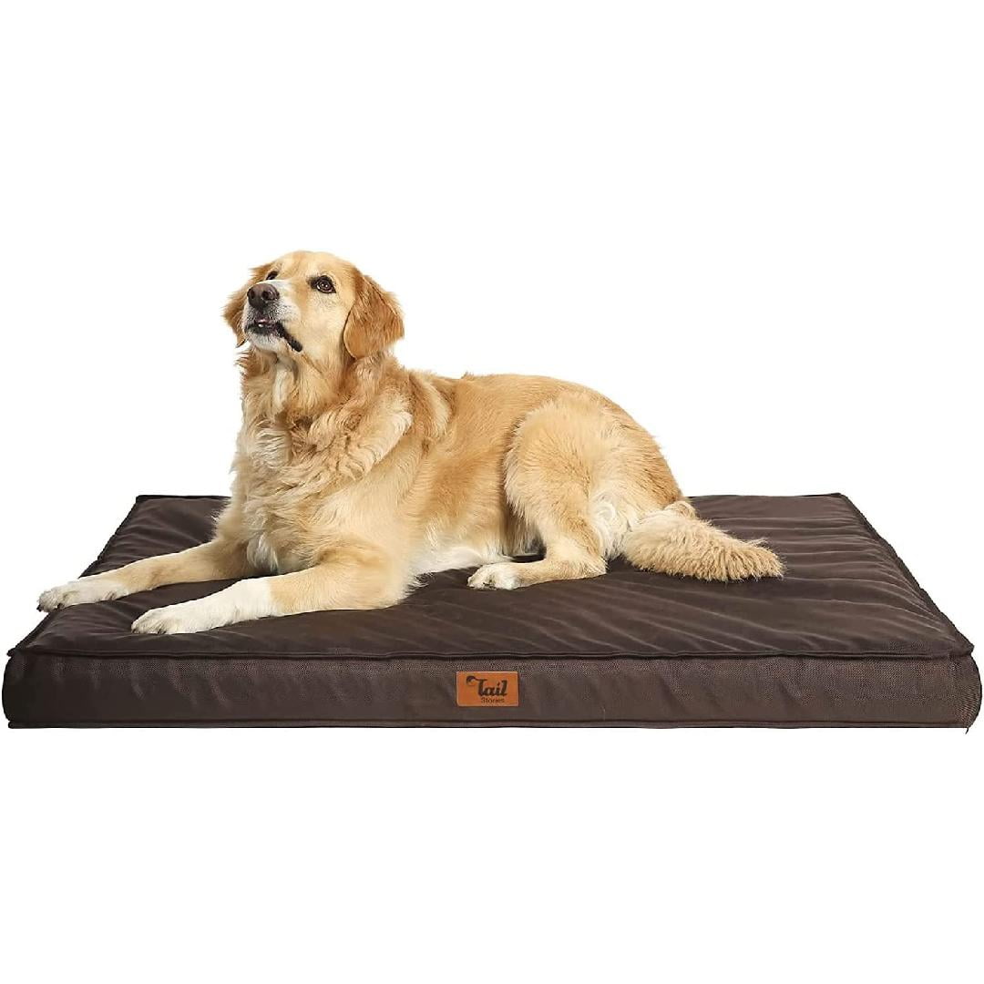 Outdoor All Weather Dog Bed, Waterproof Dog Bed for Large Dogs