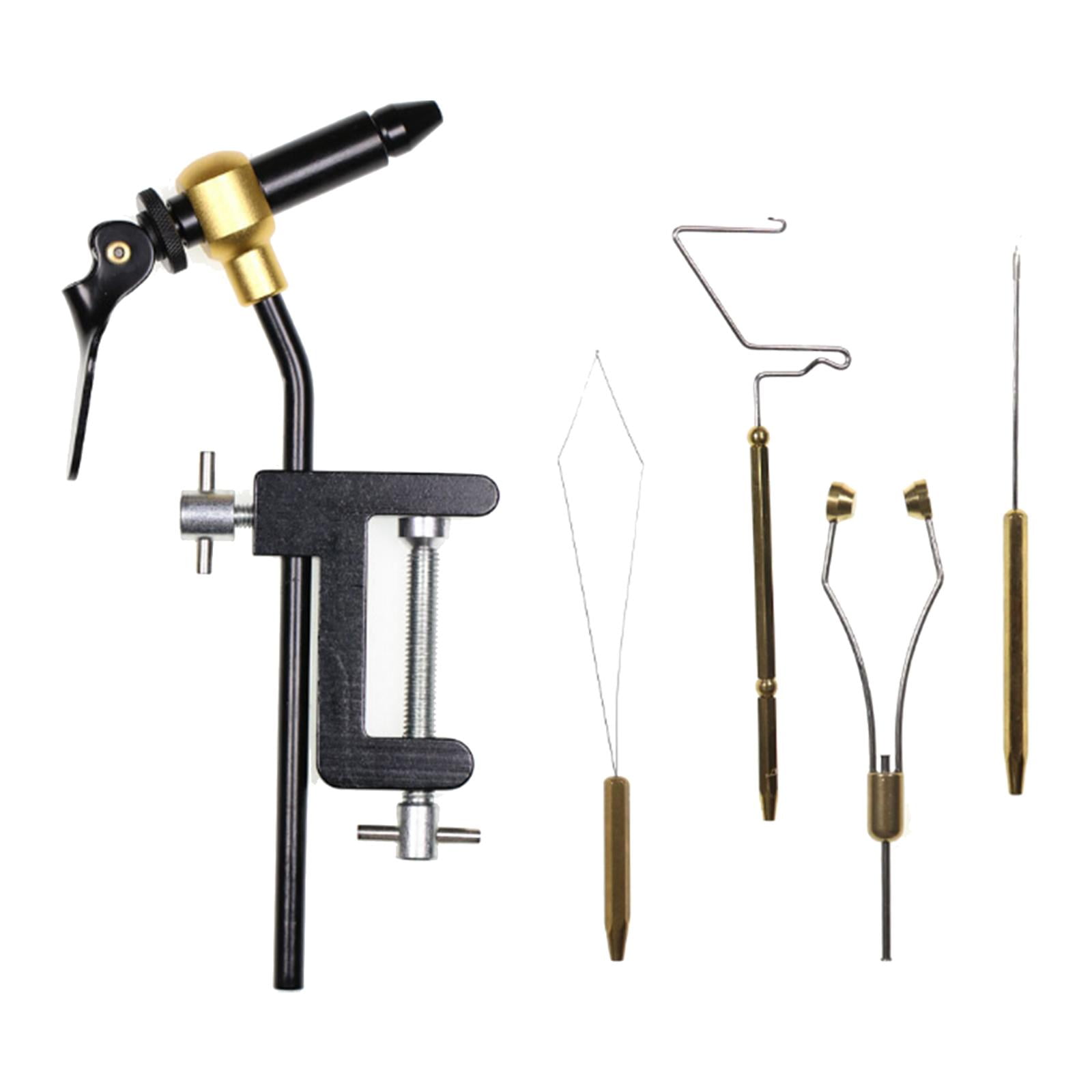 Axioma 5 Pieces Fly Tying Tool Set Fly Tying Bobbin Thread Holder, Whip Finishe, Bobbin