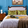 thumbnail image 5 of Flxxie Satin King Pillowcases Set of 2, 20x 36 inch, Yellow Zebra, 5 of 5