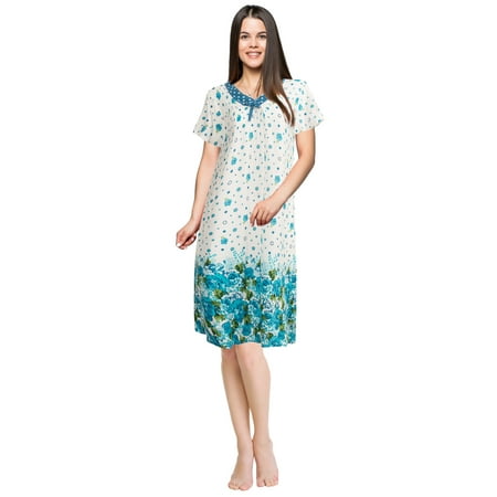 

JEFFRICO Womens Nightgowns Sleepwear Soft Pajama Dress Nightshirts