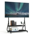 thumbnail image 2 of VASAGLE Meuble Télé avec Roulettes, pour Téléviseurs LCD LED OLED Plats et Incurvés jusqu'à 75 Pouces et 88 lb, Chariot Télé Roulant, avec Prises de Courant, Tablette de Rangement, Hauteur Ajustable, 2 of 6