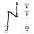 thumbnail image 1 of Andoer-2 Bracket,Screw Ballhead Adapter With 1/4 Inch Mount Stand Metal Stand Metal With Led Webcam Camera 1/4 Inch Screw St-01 Mount Stand Fill Led Webcam Head Adapter 3 Screw Ball Head Loadty, 1 of 6