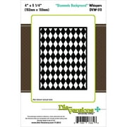 Die-Versions Whispers Background Die-Diamonds, 4"X5.25"