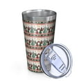 thumbnail image 2 of 16oz Tumblers Multicolor Christmas Tree Pattern Stainless Steel Vacuum Insulated Double Wall Travel Tumbler Cups Mug with Lid and Straw,Cleaning Brush for Coffee,Tea, 2 of 4