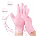 thumbnail image 5 of XEOVHV Clearance Moisturizing Gloves, Soft Silicone Gloves, Gel Spa hydrating Gloves, Aloe Lotion Gloves for Repairing Dry Cracked, Aging Hands, Eczema, and Softening Rough Skin, Calluses (2 Pairs), 5 of 8