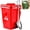 Red, variant on Trash Can Mug, 14oz Funny Trash Can Ceramic Coffee Mug with Shovel Spoon, Funny Recycling Bin Coffee Mugs, Novelty Drinking Mugs for Office, Coworkers, Home Desk