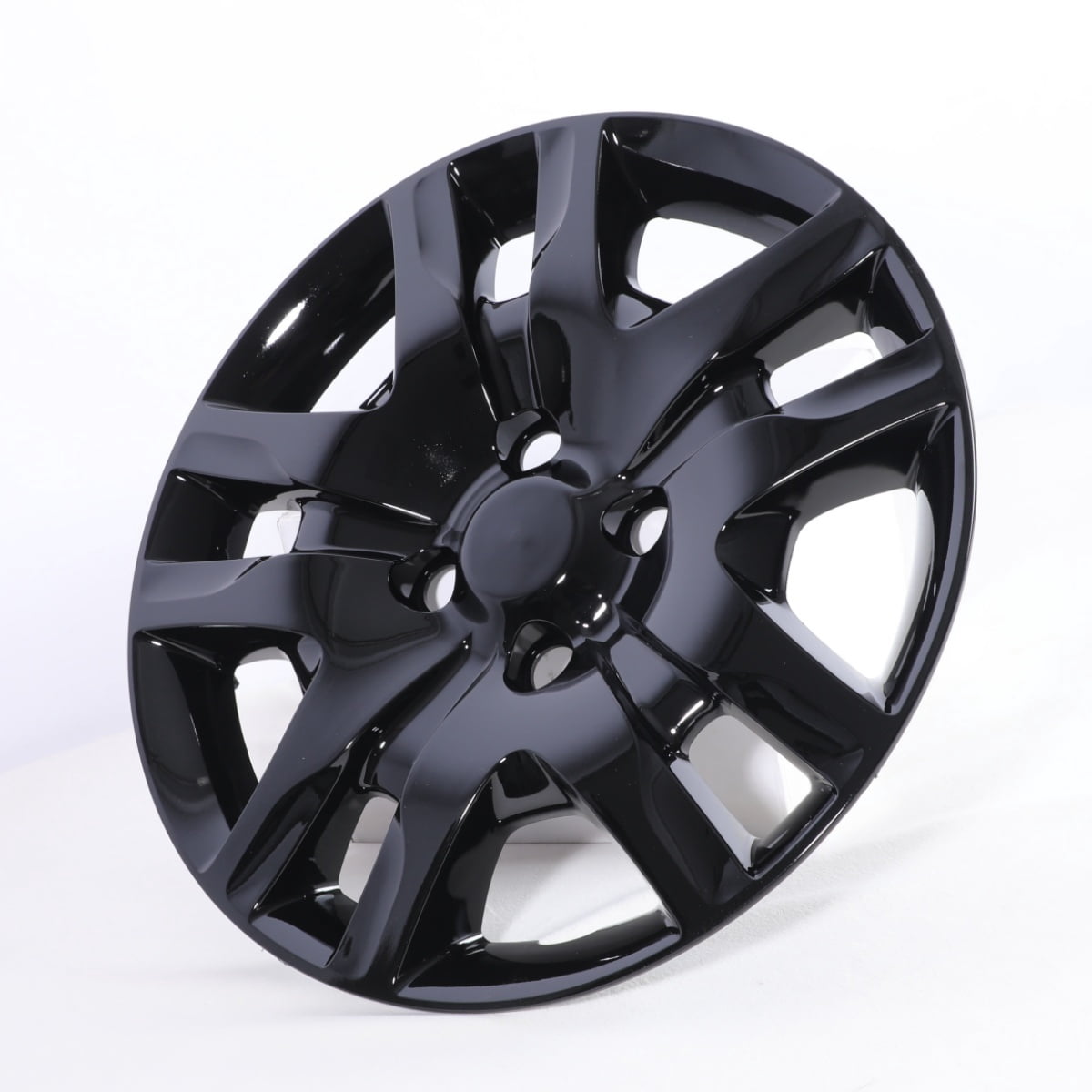 (4 Pack)16" Hubcaps Wheel Rims Cover for 2007-2012 Nissan Sentra Compatible with Steel Wheels Bolt on Installation(16-inch,Black Lacquer)