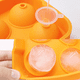 thumbnail image 4 of Molde para hacer bolas de hielo - Bandeja de hielo flexible - Esferas redondas de bolas de hielo para whisky, 4 of 5