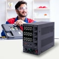 thumbnail image 4 of 0-30V 0-5A Lab DC Power Supply Adjustable Switching Regulated Bench Power Black, 4 of 23