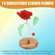 thumbnail image 5 of Suncatcher Stained Flower Table Decor Hostess Gift, Flower Suncatcher Plant Lover Gift Grandma Chris, 5 of 5