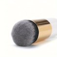 thumbnail image 4 of Foundation Makeup Brush for Normal Skin, Unscented Polyester Bristle with ABS Plastic Handle, Multiuse Face Palm Brush for Blush & Highlighter (1-Pack, White), 4 of 5