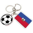 thumbnail image 1 of Yanonmyfd 2026 World Cup Soccer Keychain - 2026 World Cup Flag Keychain, Soccer Fan Gift & Souvenir (2PCS),Haiti, 1 of 48