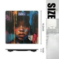 thumbnail image 2 of High Precision Body Weight Scale Smart Bathroom Scales with Large LCD Display(400lbs),Decorative for Bedroom-Beautiful Painting Of African Woman With Curly Hair, 2 of 4