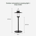 thumbnail image 3 of Outdoor Camping Desktop Atmosphere Light Portable Camping Decorative Lights Retro Camp Tent Light Hanging Lamp A, 3 of 10