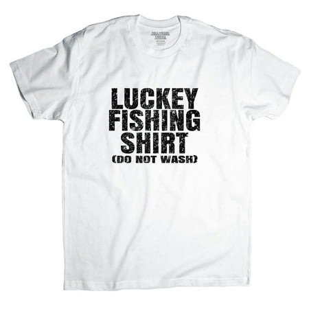 - Hollywood Thread Lucky Fishing Shirt (Do Not Wash) Men's T-Shirt
