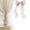 APink, variant on French Silky Bow Curtain Tiebacks, Lace Ribbon Curtain Ties and No-Drill Holdbacks for Sheer Drapes, Bedrooms, Nurseries, Canopies and Wedding Decor