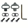 thumbnail image 2 of SPD System Compatible Bike Cleat Set for Mountain & Road Cycling Shoes - Durable Anti-Scratch Look Cleats with Secure Locking Mechanism, Easy Installation & Compact Design for Enhanced Cycling, 2 of 5