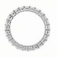 thumbnail image 4 of Precious Stars 14K White Gold Prong-set Round-cut Cubic Zirconia Eternity Band, 4 of 6
