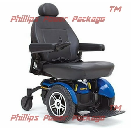 Pride Mobility - Jazzy Elite HD - Heavy Duty Power Chair - Jazzy Blue