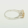 thumbnail image 3 of LBG 9k White Gold Natural Citrine Womens Anniversary Ring - Size 12, 3 of 6