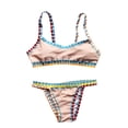 thumbnail image 5 of WILLBEST Traje de Baño de Manga Larga Para Mujer, Conjunto de Tankini Para Playa, Traje de Baño de Punto, Traje de Baño Separado de Verano Con Sombrero A Juego, Traje de Baño Informal, 5 of 5