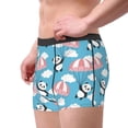 thumbnail image 4 of Balery Panda Flying in the Sky Men's Boxer Briefs, Soft and Breathable Cotton Underwear with nylon Waistband-Large, 4 of 9