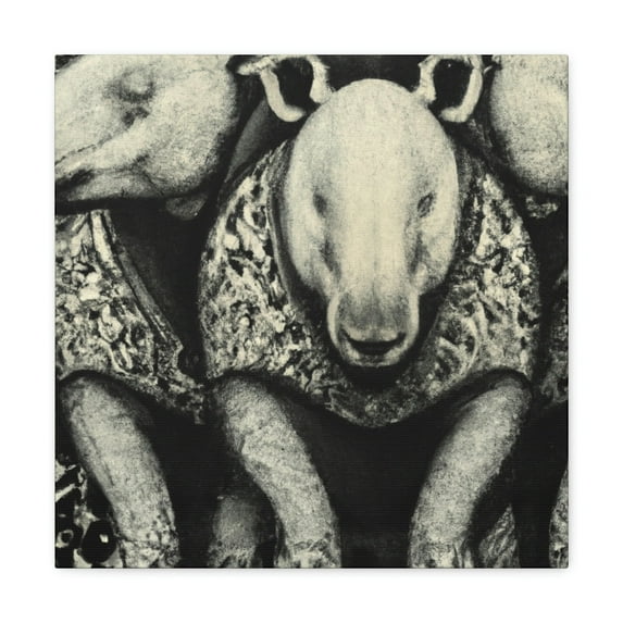 Malayan Tapir Triumphant - Canvas