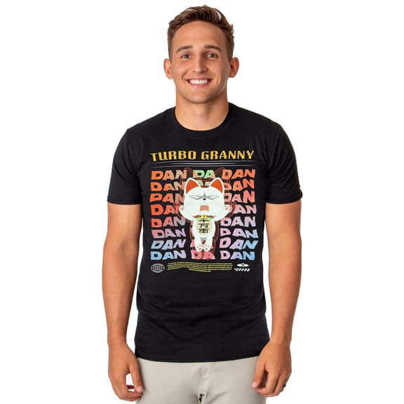 Dandadan T-Shirt Men's Turbo Granny Anime Short Sleeve Graphic Top