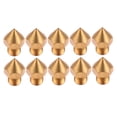thumbnail image 4 of 10pcs 3D Printer Extruder Brass Nozzle 0.4mm Printer Hotend Compatible with CR-10S Pro 3D Printer 1.75mm Filament, 4 of 6