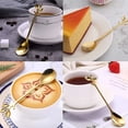 thumbnail image 4 of BUYISI 12 Pcs Stainless Steel Tree Leaf Spoon Coffee Spoon Fruit Spoon Tea Spoon Set Gold, 4 of 8