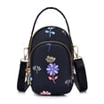 thumbnail image 2 of MUSOIE Small Crossbody Bags for Women Purses Nylon Cell Phone Bag Top Handle Handbag Wallet, 2 of 2