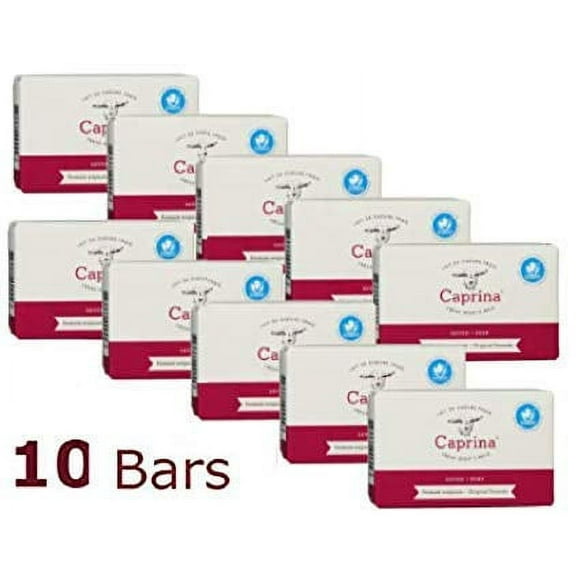 caprina by canus Fresh goats Milk Soap, Original (10 bars)