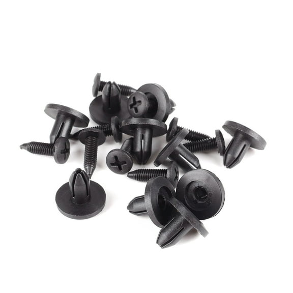 unbranded  100 Pcs Electric Cleaners Car Bumper Fasteners T30 Light Bulb Work Black