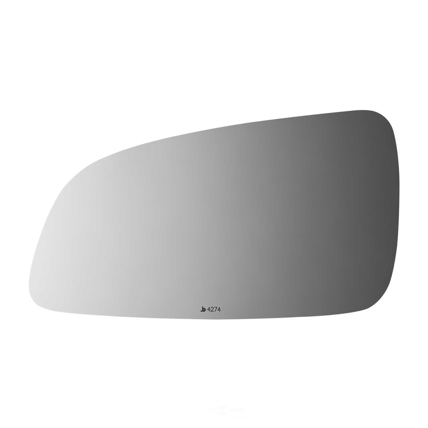 Burco Side View Mirror Replacement Glass - Clear Glass - 4274