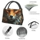 thumbnail image 4 of Fotbe Floral Fox Bolsa Térmica Portátil con Estampado, Bolsa de Entrega de Alimentos Aislada, Bolsa Reutilizable de Gran Capacidad para Comidas y Supermercado, 4 of 6