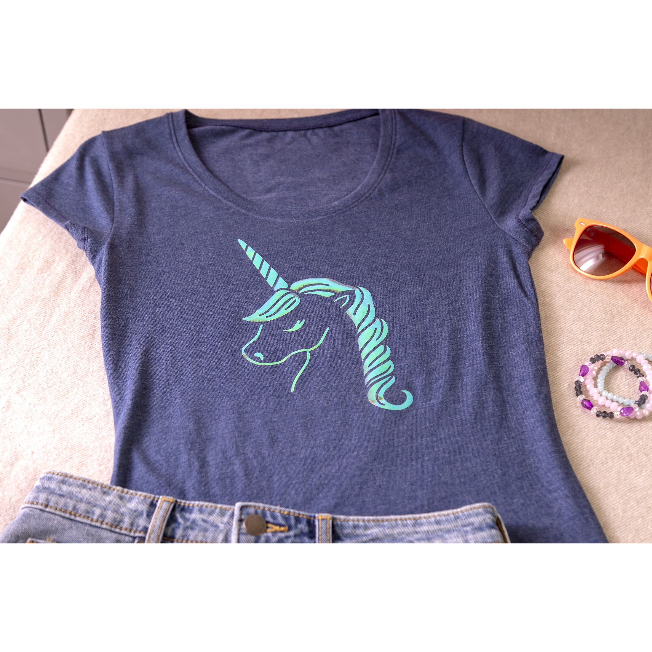 (2 pack) Cricut Smart Iron-On Vinyl Holographic  (9 ft), 13" x 108"