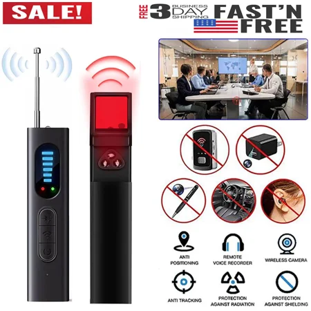 Anti-Spy Hidden Camera Detector Prevent Monitoring Wireless RF Signal Detectors