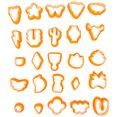 thumbnail image 1 of 25pcs Polymer Clay Mold Tray Clay Earring Cutter Clay Jewelry Making Mold DIY Earring Making Mold, 1 of 5