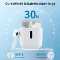 thumbnail image 5 of Auriculares Inalámbricos Pro5 Compatibles Con iPhone Android Malubero, Blanco, 5 of 5