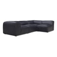 thumbnail image 2 of Moe's Home Collection Form Signature Modular Sectional Vantage Black Leather, 2 of 6