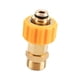 thumbnail image 5 of Adaptador para lavadora a presión, suministros a prueba de herrumbre para jardín, conexión rápida multiusos Rosca exterior, 5 of 8