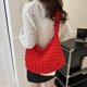 thumbnail image 5 of FLhrweasw Bolso Mujer Con Burbujas Plisadas Nailon Color para Viajes Oficina (rojo), 5 of 9
